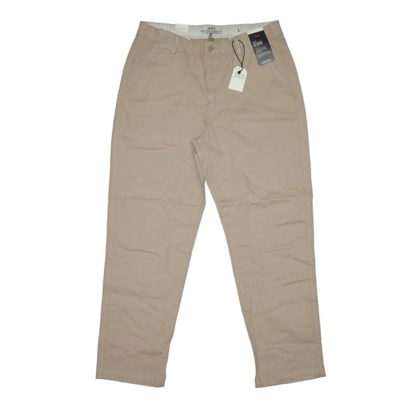 Levis XX Chino EZ Taper Relaxed Fit Pants Mens Size L Vintage Khaki Tan Beige - Picture 6 of 15